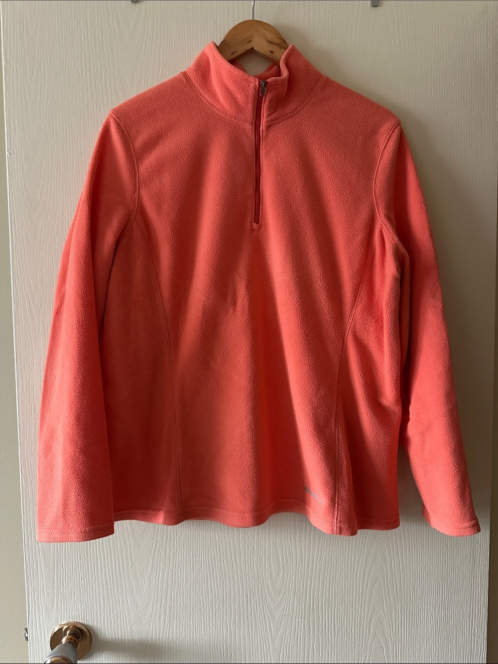 Eddie Bauer Coral Half-Zip Fleece Pullover